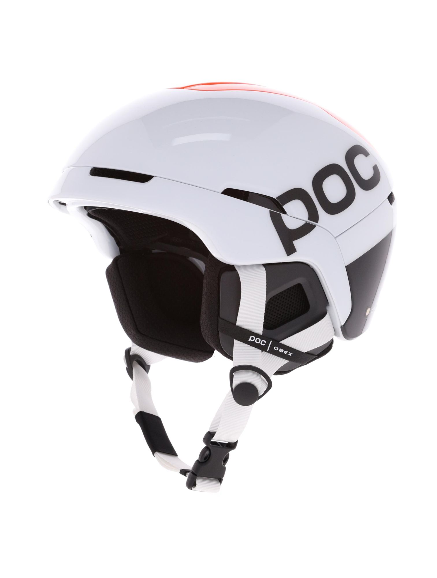 POC Obex BC MIPS Ski Helmet Unisex Hydrogen White Fluorescent Orange