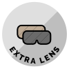 Aphex, XPR goggles spare lens Matt White white 