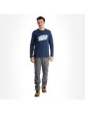 Thumbnail Almgwand, Seegatterlalm t-shirt men denim blue 