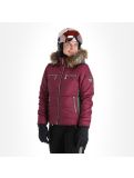 Thumbnail Almgwand, Stongerhohe ski jacket women Aubergine grey, purple 