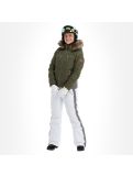 Thumbnail Almgwand, Stongerhohe ski jacket women olive green, grey 