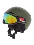 Thumbnail Alpina, Alto Q-Lite ski helmet with visor unisex Olive Matt green 