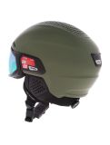 Thumbnail Alpina, Alto Q-Lite ski helmet with visor unisex Olive Matt green 