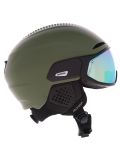 Thumbnail Alpina, Alto Q-Lite ski helmet with visor unisex Olive Matt green 