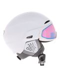 Thumbnail Alpina, Alto QV ski helmet with visor unisex White Matt (Ice Blue) white 