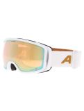 Thumbnail Alpina, Bivio Q goggles unisex White Gold Matt Goud, white 