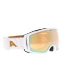 Thumbnail Alpina, Bivio Q goggles unisex White Gold Matt Goud, white 