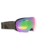 Thumbnail Alpina, Granby Q-lite goggles unisex Black-Olive Matt black, green 