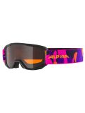 Thumbnail Alpina, Scarabeo Jr. goggles kids Black-Pink Matt black, pink 