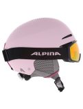 Thumbnail Alpina, Zupo Set (+Scarabeo Jr.) ski helmet kids Light Rose Matt black, pink 