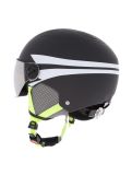 Thumbnail Alpina, Zupo Visor Q-Lite ski helmet with visor kids Charcoal-Neon Matt grey 