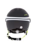 Thumbnail Alpina, Zupo Visor Q-Lite ski helmet with visor kids Charcoal-Neon Matt grey 