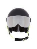 Thumbnail Alpina, Zupo Visor Q-Lite ski helmet with visor kids Charcoal-Neon Matt grey 