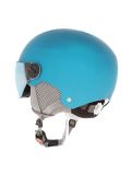 Thumbnail Alpina, Zupo Visor Q Lite ski helmet with visor kids matt turquoise blue 