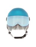 Thumbnail Alpina, Zupo Visor Q Lite ski helmet with visor kids matt turquoise blue 