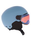 Thumbnail Alpina, Zupo Visor Q-Lite ski helmet with visor kids Smoke Blue Matt blue 