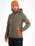 Thumbnail Aulp, Nevim softshell ski jacket men Kaki green 