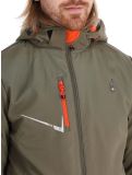 Thumbnail Aulp, Nevim softshell ski jacket men Kaki green 