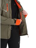 Thumbnail Aulp, Nevim softshell ski jacket men Kaki green 