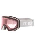 Thumbnail Bliz, Flow goggles unisex Matte Light Grey - Brown w Red Multi grey 