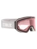 Thumbnail Bliz, Flow goggles unisex Matte Light Grey - Brown w Red Multi grey 