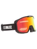 Thumbnail Bliz, Rave goggles unisex Matte Black - Brown w Red Multi black 