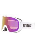 Thumbnail Bliz, Rave goggles unisex Matte White - Brown w Pink Multi white 