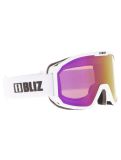 Thumbnail Bliz, Rave goggles unisex Matte White - Brown w Pink Multi white 