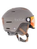 Thumbnail Bollé, Eco V-Atmos ski helmet with visor unisex Oatmeal Matte - Photochromic Blue beige 