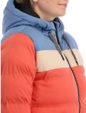 Thumbnail Brunotti, Niagona ski jacket women Burnt Sienna beige, blue, red 