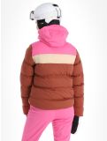 Thumbnail Brunotti, Niagona ski jacket women Mahoganny brown, pink 