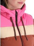 Thumbnail Brunotti, Niagona ski jacket women Mahoganny brown, pink 