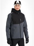 Thumbnail Brunotti, Twinstroke softshell ski jacket men Dark Grey Melee grey 