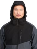 Thumbnail Brunotti, Twinstroke softshell ski jacket men Dark Grey Melee grey 