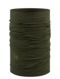 Thumbnail Buff, Merino Lightweight scarf unisex Solid Bark green 