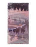 Thumbnail Buff, Polar Reversible scarf unisex Metly Rosewood multicolor, pink 