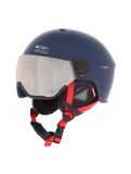 Thumbnail Cairn, Eclipse Rescue ski helmet with visor unisex midnight red 