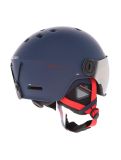 Thumbnail Cairn, Eclipse Rescue ski helmet with visor unisex midnight red 