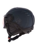 Thumbnail Cairn, Helios Leather Evolight NXT ski helmet with visor unisex Blue Graphite blue 