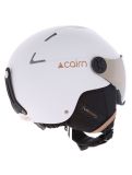 Thumbnail Cairn, Orbit Visor ski helmet with visor unisex Mat White Coffee white 