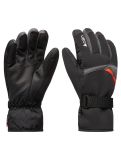 Thumbnail Cairn, Styl 2 M C-Tex ski gloves men Graphite Scarlet black, grey 