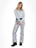 Thumbnail CMP, 31W0046 ski pants women black, white 