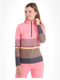 Thumbnail CMP, 33L0956 pullover women Peach Titanium Melon grey, orange 