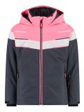 Thumbnail CMP, 33W0215 ski jacket kids Titanium grey, pink 