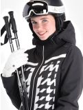 Thumbnail CMP, 33W0306 ski jacket women Black White black, white 