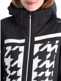 Thumbnail CMP, 33W0306 ski jacket women Black White black, white 