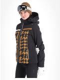 Thumbnail CMP, 33W0306 ski jacket women Oat Black black, brown 