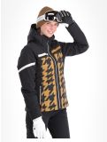 Thumbnail CMP, 33W0306 ski jacket women Oat Black black, brown 