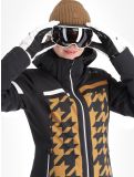 Thumbnail CMP, 33W0306 ski jacket women Oat Black black, brown 