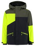 Thumbnail CMP, 33W0624 ski jacket kids Anthracite / Yellow Fluo grey, yellow 